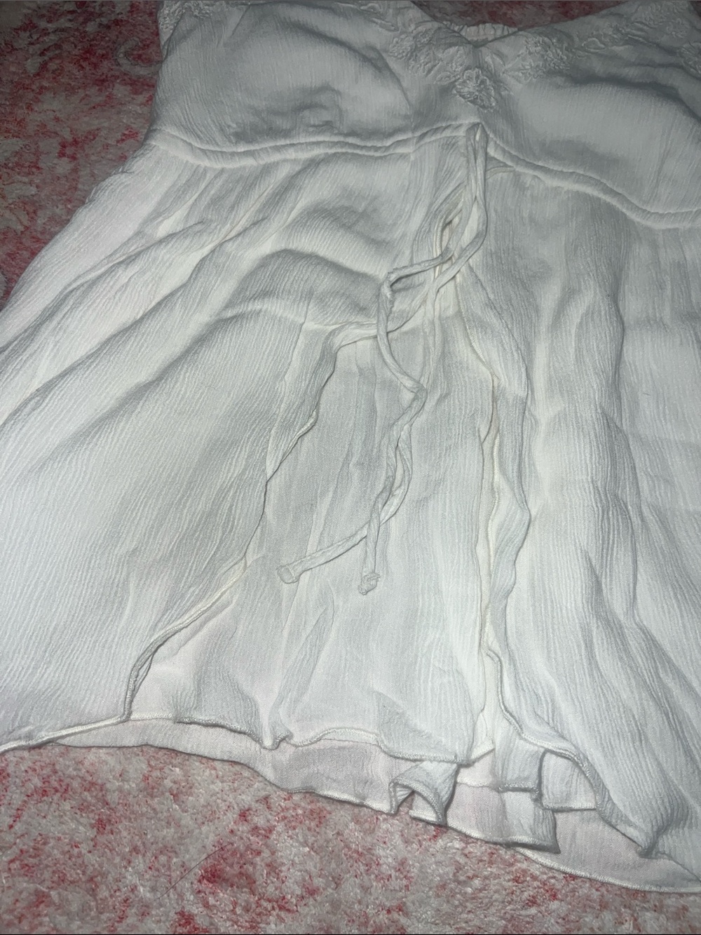 Hollister White Spaghetti Strap Flowy Camisole - Picture 4 of 4